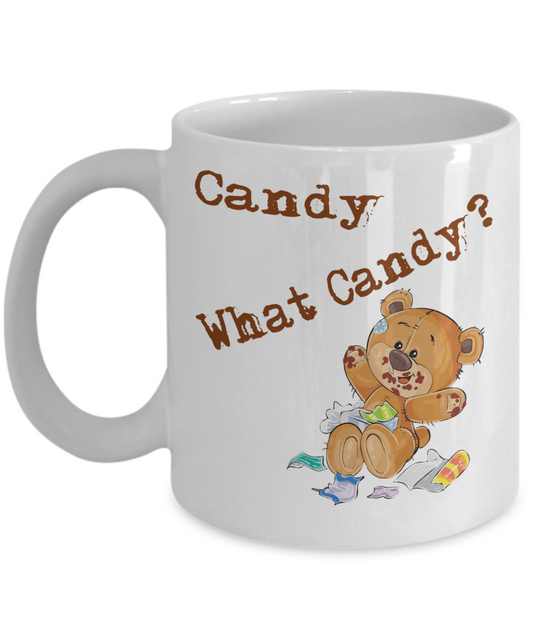 Candy What Candy Baby Bear Teddy Bear Coffee Mug