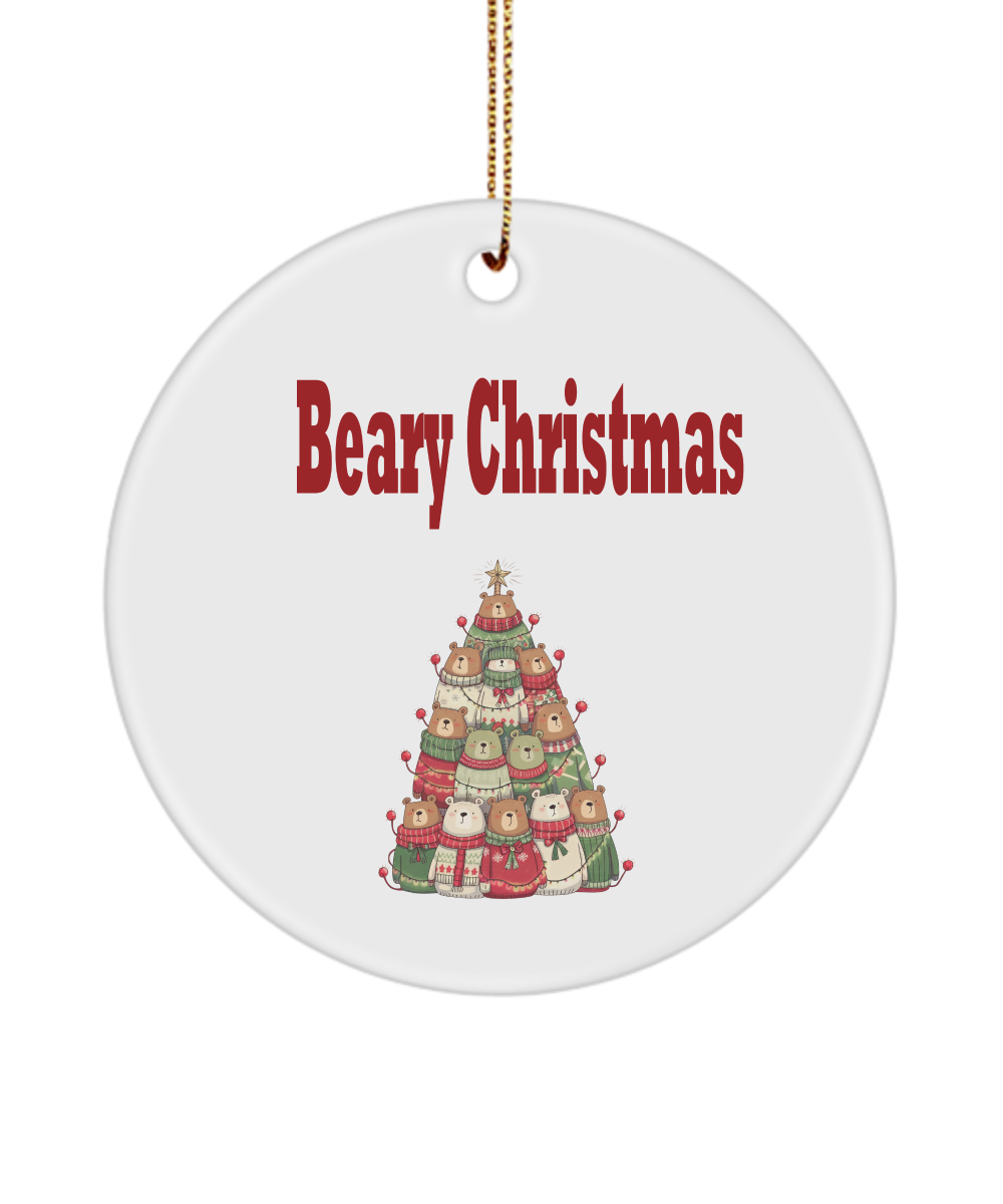 Beary Christmas Bear Tree Christmas Ornament